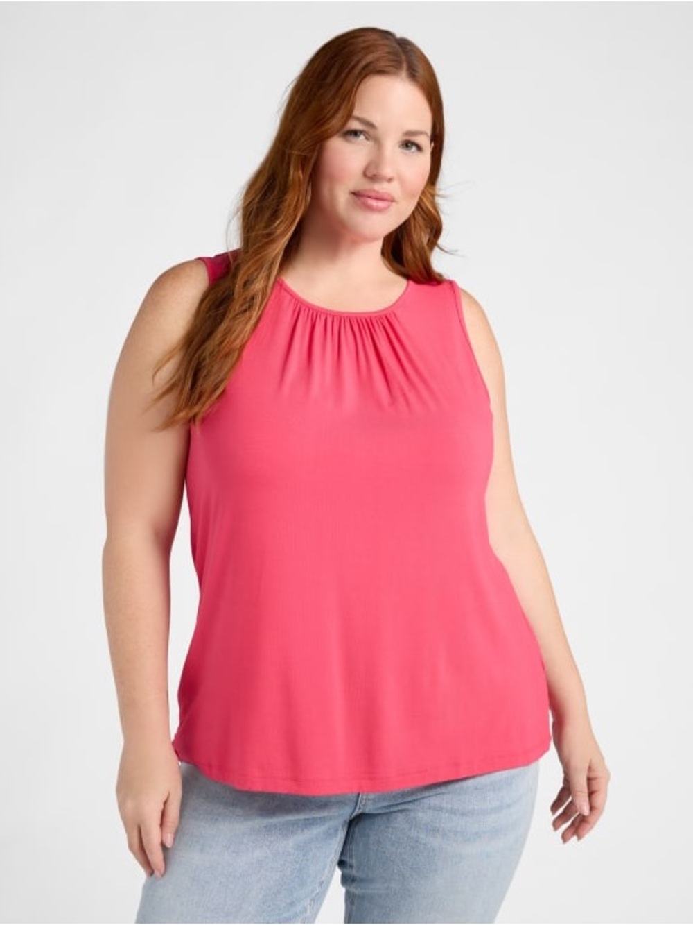 Liverpool Women's Sleeveless Tank Top in Hot Pink